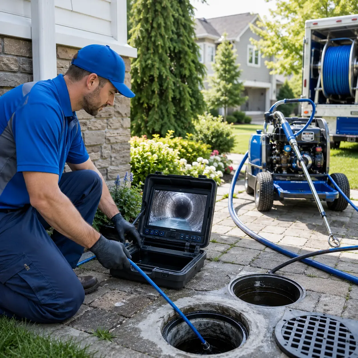 Outdoor drain cleaning professionals serving Wetumka, OK